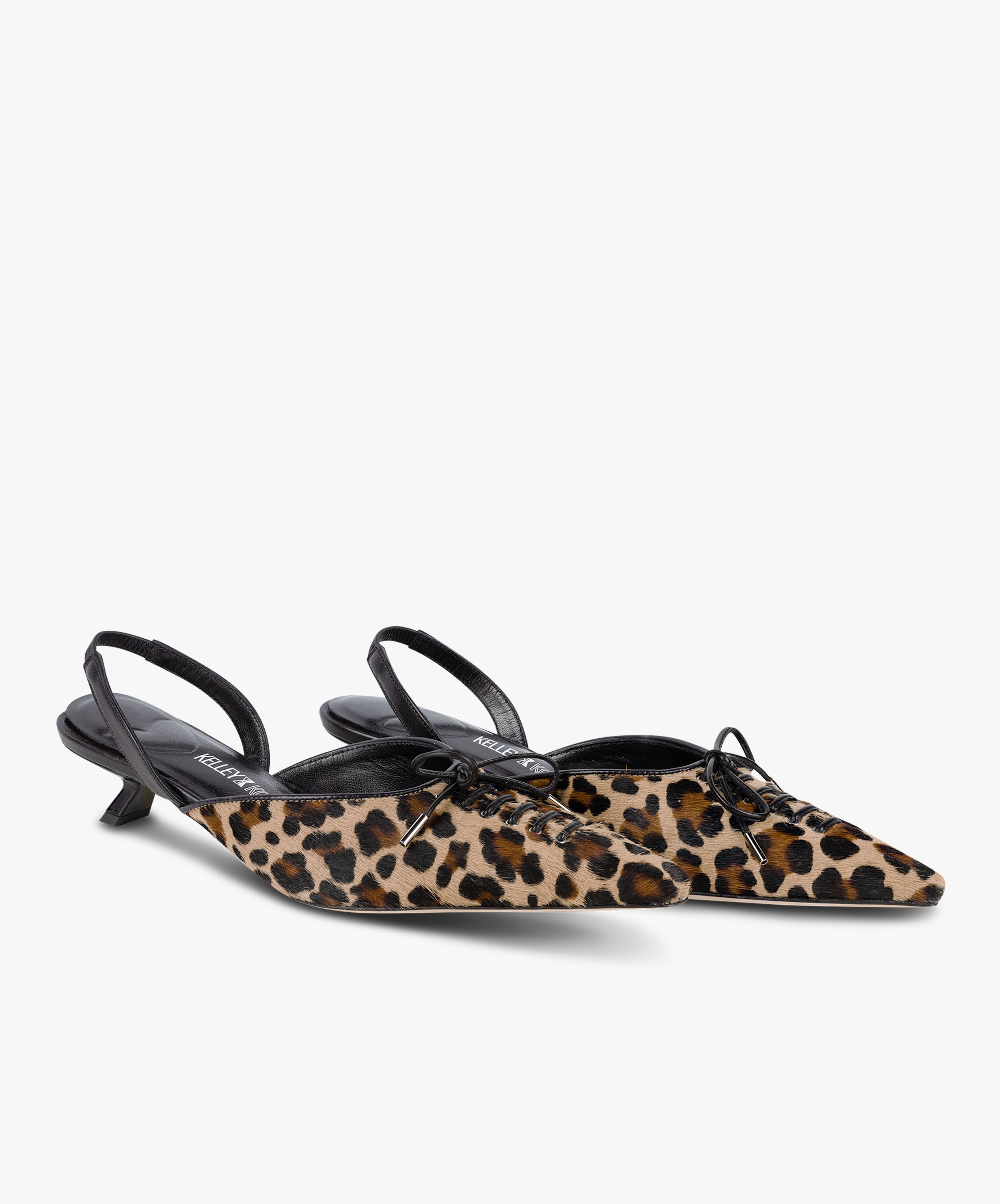 DARING - Kitten Heel Slingback Lace-up - Kelley Kouture from Kelley Kouture