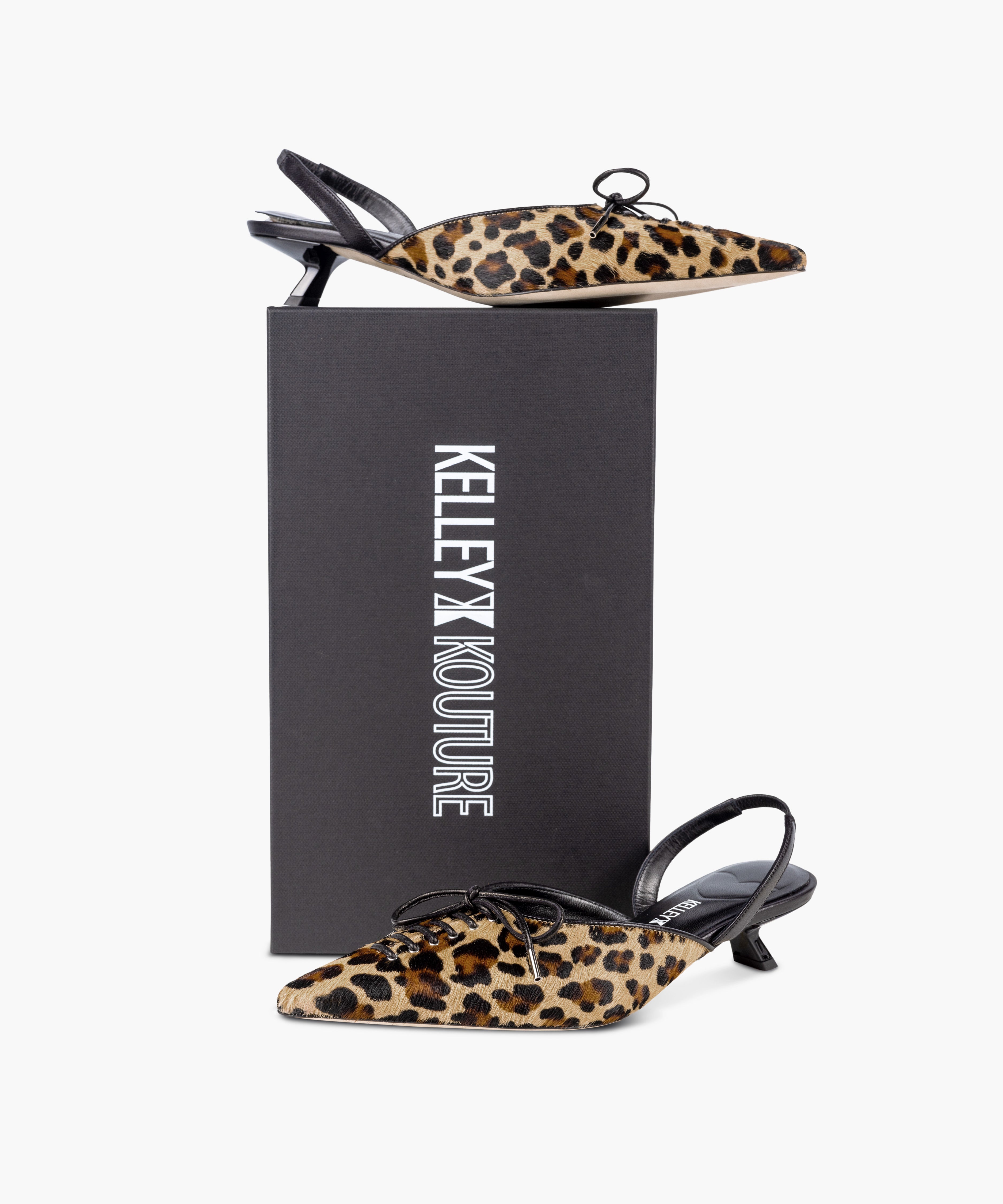 DARING - Kitten Heel Slingback Lace-up - Kelley Kouture from Kelley Kouture
