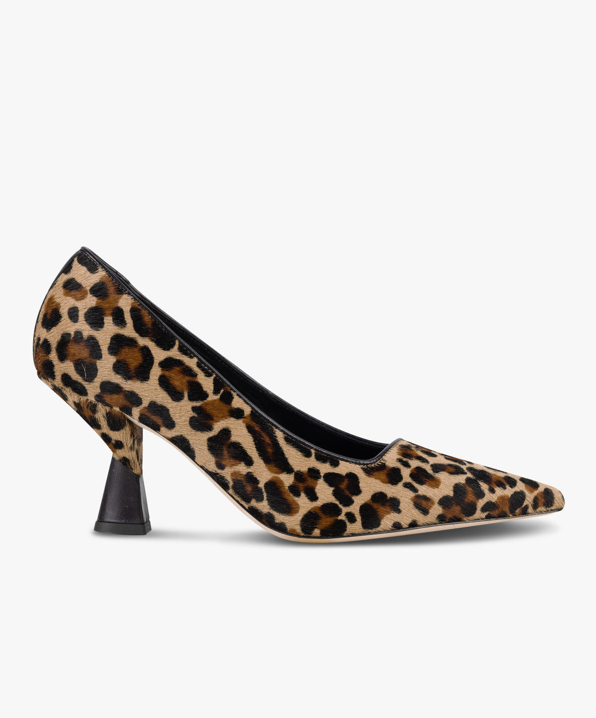 KARMA - Pony Hair Leather Pointed Toe Pump with Sculpted Heel - Kelley Kouture from Kelley Kouture