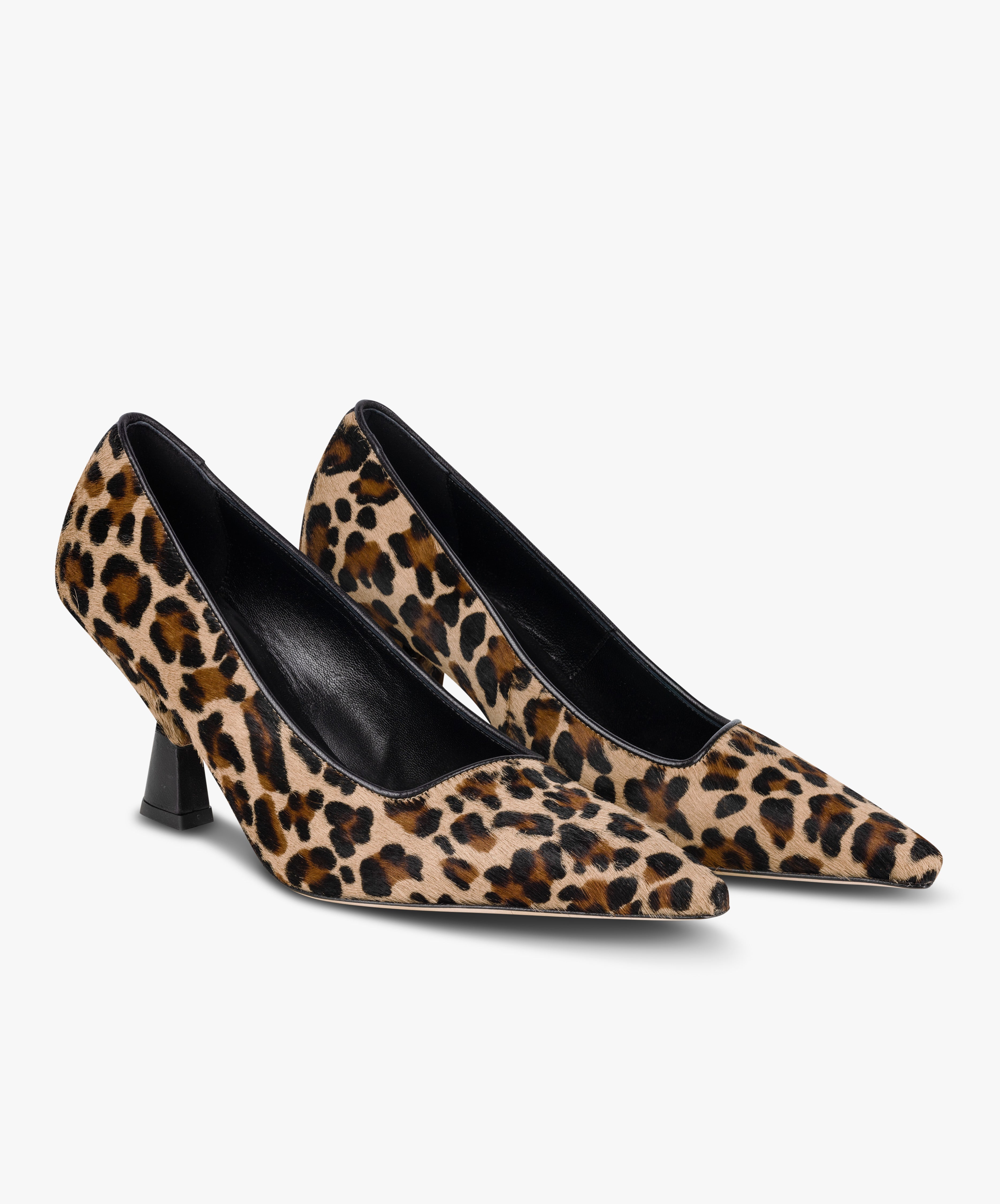KARMA - Leather Pointed Toe Pump with Sculpted Heel - Kelley Kouture from Kelley Kouture