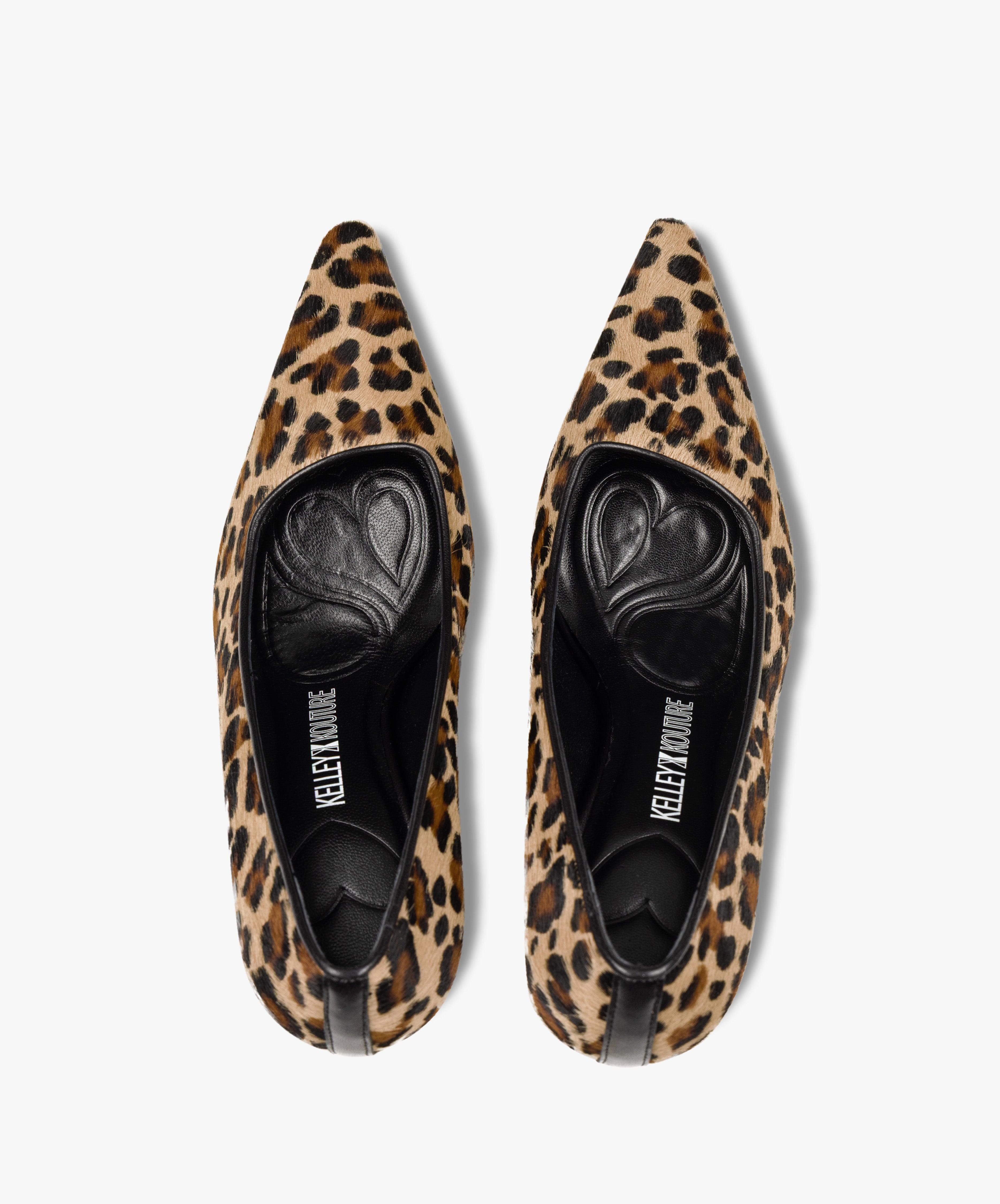 KARMA - Leather Pointed Toe Pump with Sculpted Heel - Kelley Kouture from Kelley Kouture