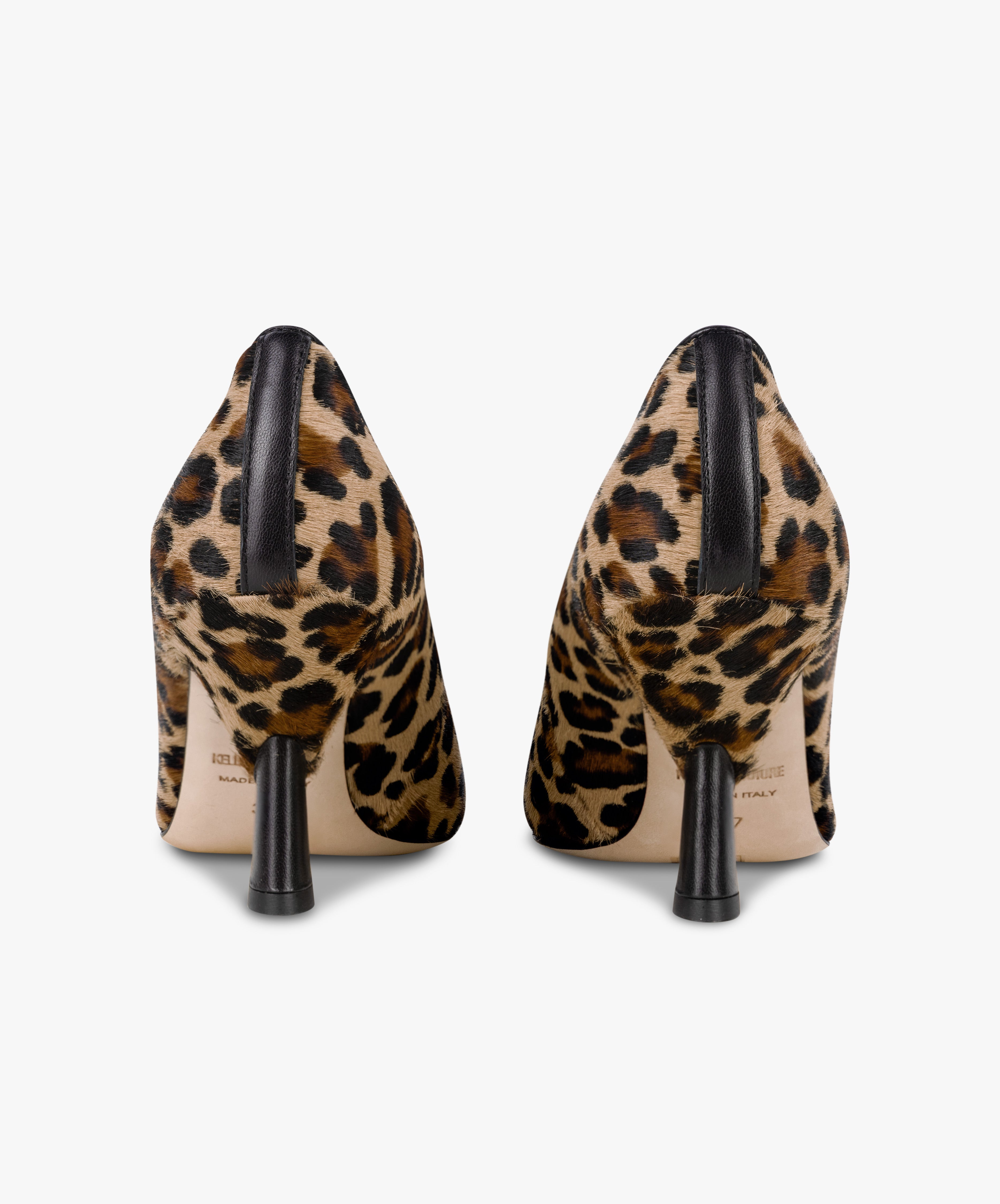 KARMA - Leather Pointed Toe Pump with Sculpted Heel - Kelley Kouture from Kelley Kouture